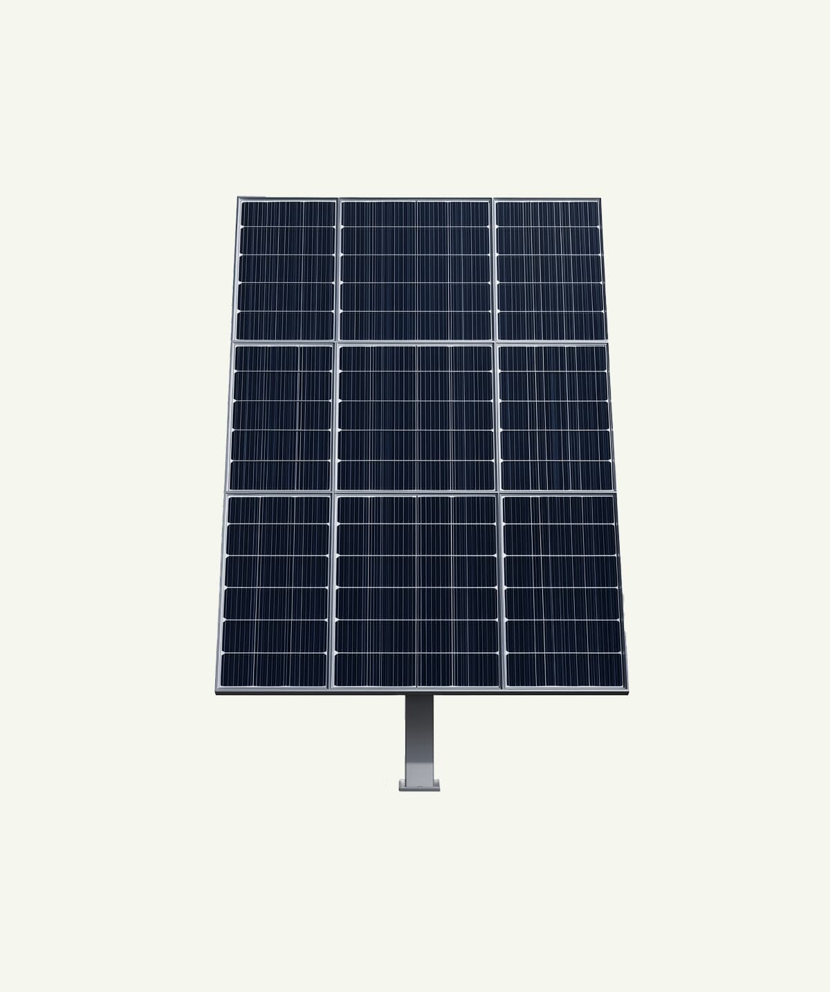 Monocrystalline solar panel